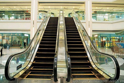 Эскалаторы в торговых центрах