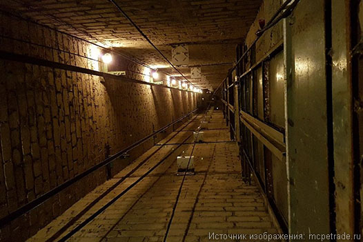 Освещение шахты лифта
