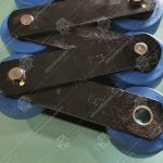 Цепь ступеней эскалатора, ST-133, шаг — 133,33 мм, палец - 84,7x14,63/14,63 мм, пластины - 40x5/40x5 мм, ролик — 70х25 мм, 125 кН (комплект на 10 ступеней)