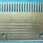 Гребенка входной площадки траволатора, SJEC, левая, 22 зубца, 200х150 мм, алюминий