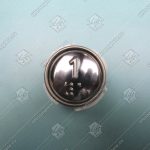 Кнопка вызова/приказа, МЛЗ, АК1-01-Кр, 1 этаж, с кодом Брайля, красная подсветка