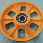 Отводной блок, KONE, 410х6х8 мм, W - 90 мм, d вала - 50 мм