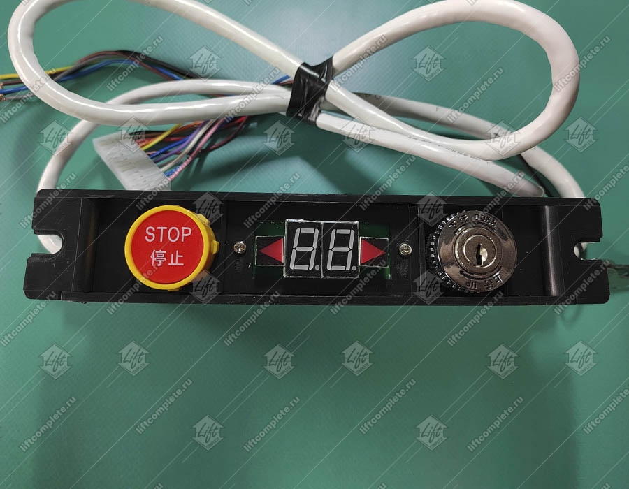 Пульт ревизии эскалатора, BLT, KZ10-1100D3, с кнопкой СТОП, ключевиной и табло