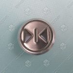 Кнопка вызова/приказа, ELM, К1-Закр-К, закрытие дверей, красная подсветка