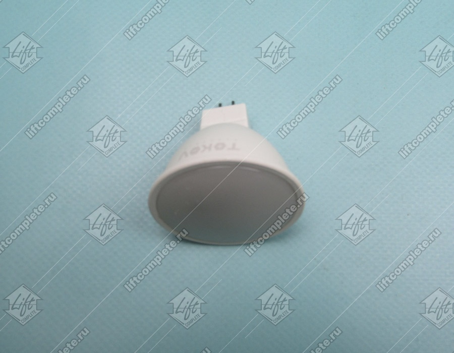 Лампа светодиодная, TOKOV ELECTRIC, Soffit, 7Вт, 4000К, GU5.3, 176-264В
