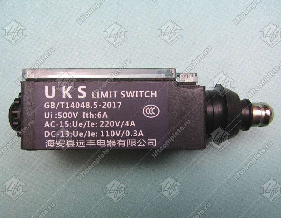 Концевой выключатель, UKS, GB/T14048.5, 220VAC, 110VDC