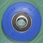 Ролик цепи/ступени эскалатора, ЛАТРЭС, D - 80x25 мм, 6204-2RS