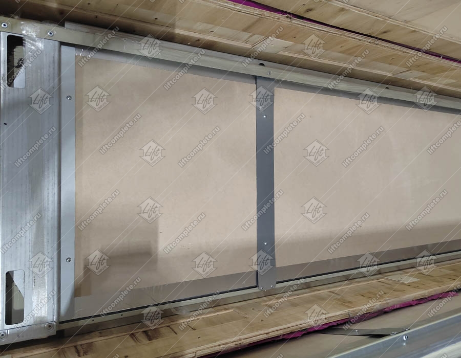 Комплект створок ДШ, FERMATOR, 40/10, EI60, боковое открывание, T2, проем - 1000 мм, RAL7032