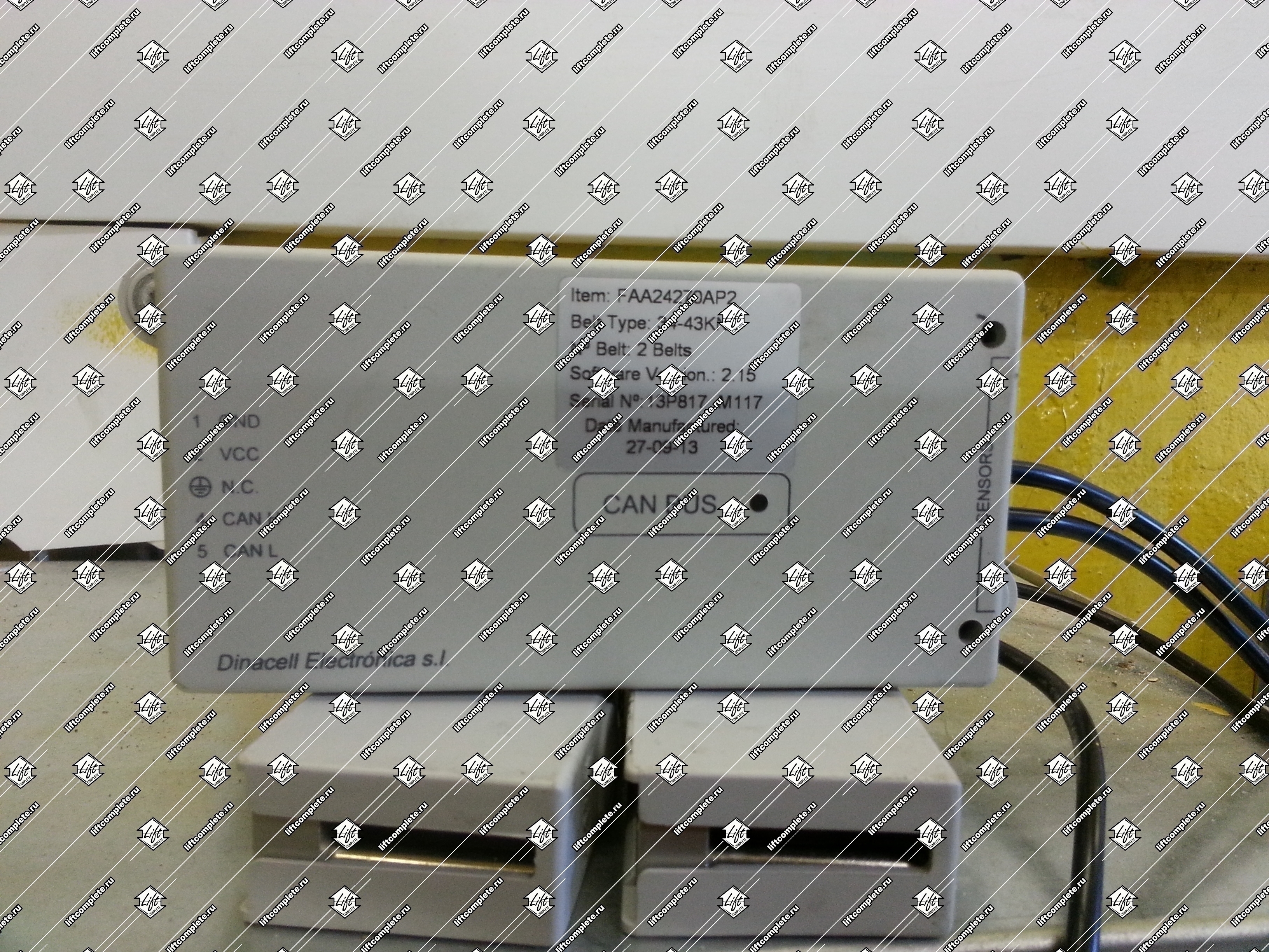 Грузовзвешивающее устройство, OTIS DINACELL, на 2 ремня