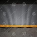 Ступень эскалатора, OTIS, 506 NCE, 1000 мм, алюминий, окрашенная (серебро), диаметр роликов - 76.2 мм, с фиксирующим пальцем, три пластиковые линии демаркации