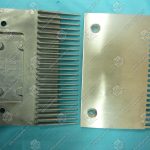 Гребенка входной площадки, центральная, 23 зубца, 193x145 мм, алюминий