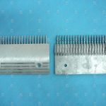 Гребенка входной площадки, KONE, TravelMaster, левая, 22 зубца, 202x130 мм, алюминий, тип B (GD-ALSI12 AL)