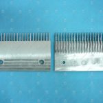 Гребенка входной площадки, KONE, TravelMaster, центральная, 22 зубца, 197x130 мм, алюминий, тип С (GD-ALSI12 AL)