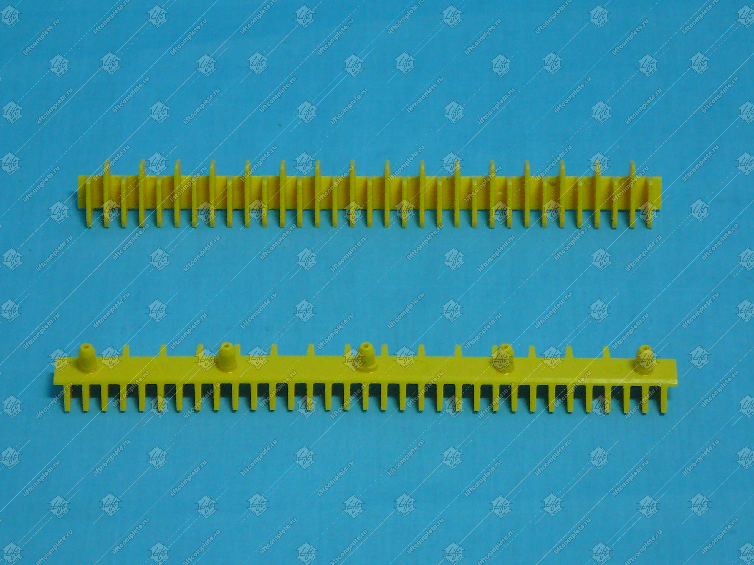 Демаркационная линия (фронтальная) THYSSEN Velino, желтая, 33 зубца, L=288мм