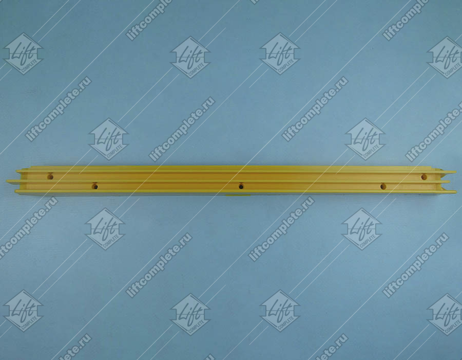 Демаркационная линия ступени эскалатора, OTIS, L - 400 мм, жёлтая, пластик, левая