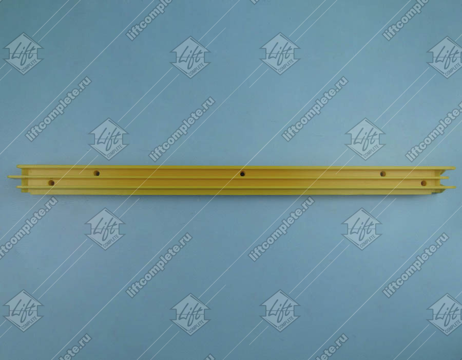 Демаркационная линия ступени эскалатора, OTIS, L - 400 мм, жёлтая, пластик, правая