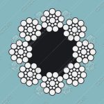 Канат стальной, DIN 3062, d - 13 мм, 8х19S-FC, FE-bk-1570(1370/1770), 77,7кН