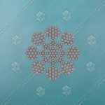 Канат стальной, GUSTAV WOLF, d - 12 мм, PAWO F7S 8х19W-IWRC, 98,9кН