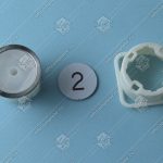 Кнопка, BLT, SIGMA, BA213, этаж 2, круглая, красная подсветка