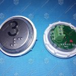 Кнопка вызова/приказа, VEGA Venus, 3 этаж, с кодом Брайля, красная подсветка (разъем MLK)