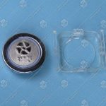 Кнопка вызова/приказа, KLEEMANN, вентиляция FMR BS, красная подсветка, с кодом Брайля