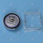 Кнопка вызова/приказа, KLEEMANN, стрелка вниз FMR BS, красная подсветка, с кодом Брайля