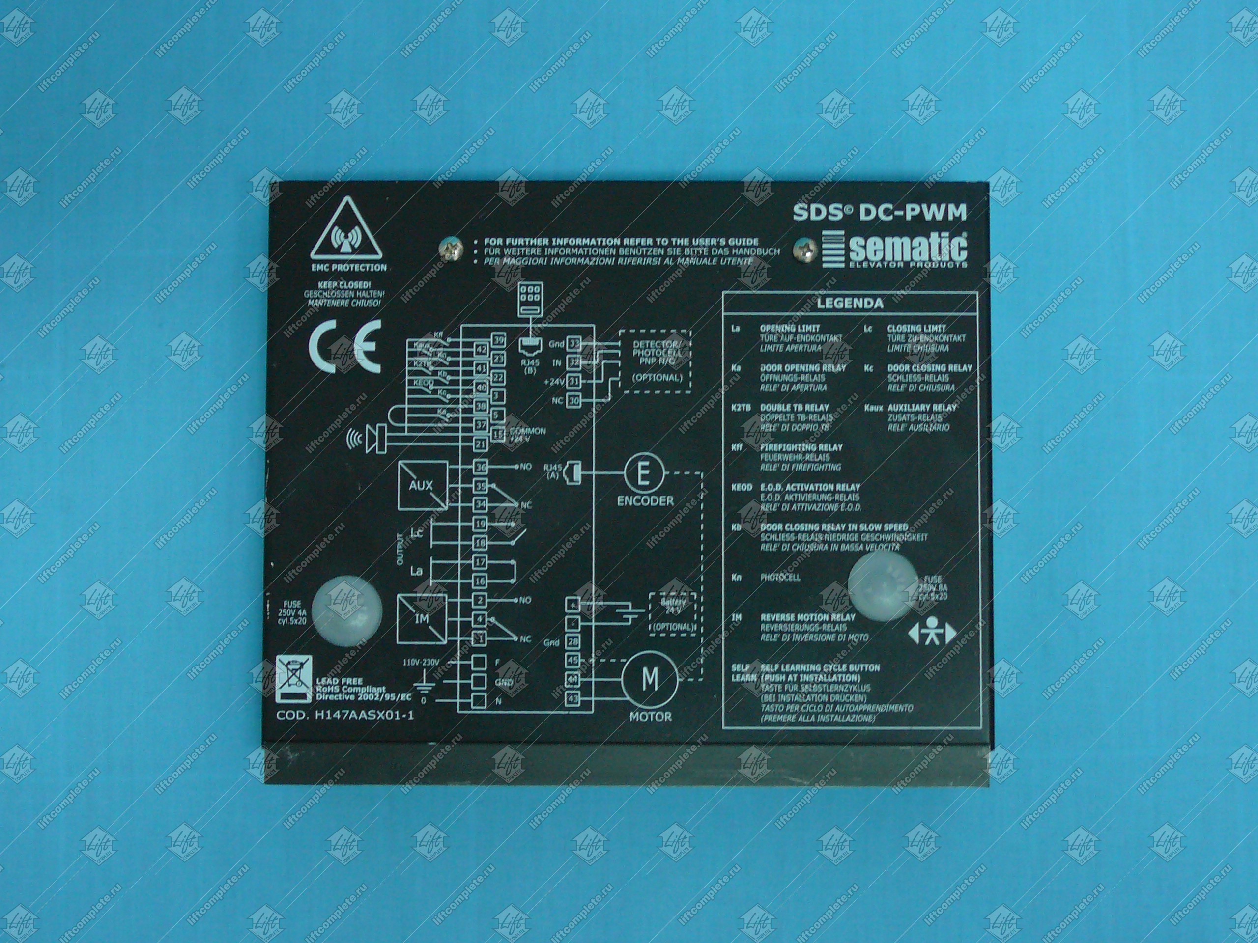 Контроллер привода дверей, SEMATIC, DC-PWM, rel.3