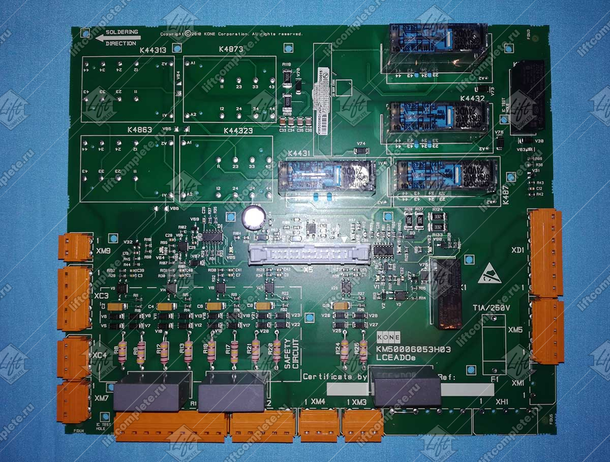 Плата станции управления, KONE, LCEADOe, лифт без МП