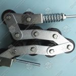 Прижимная роликовая цепь, XIZI OTIS, XO-508, 10 роликов (60*54 мм), расстояние между пинами - 70 мм