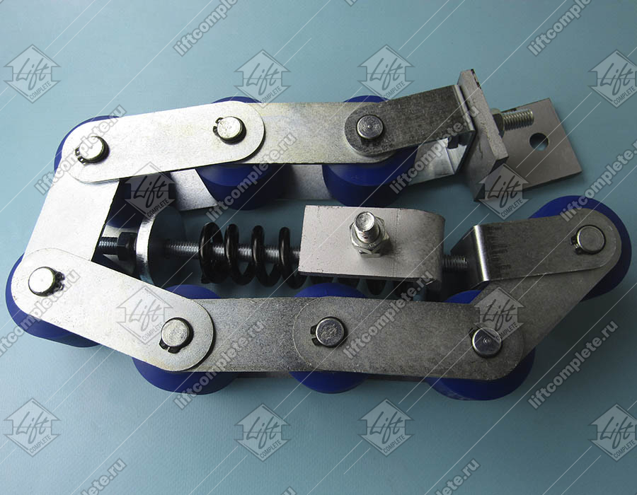 Прижимная роликовая цепь поручня эскалатора, SJEC, шаг - 83,5 мм, 6202, 8 роликов, D60x55 мм