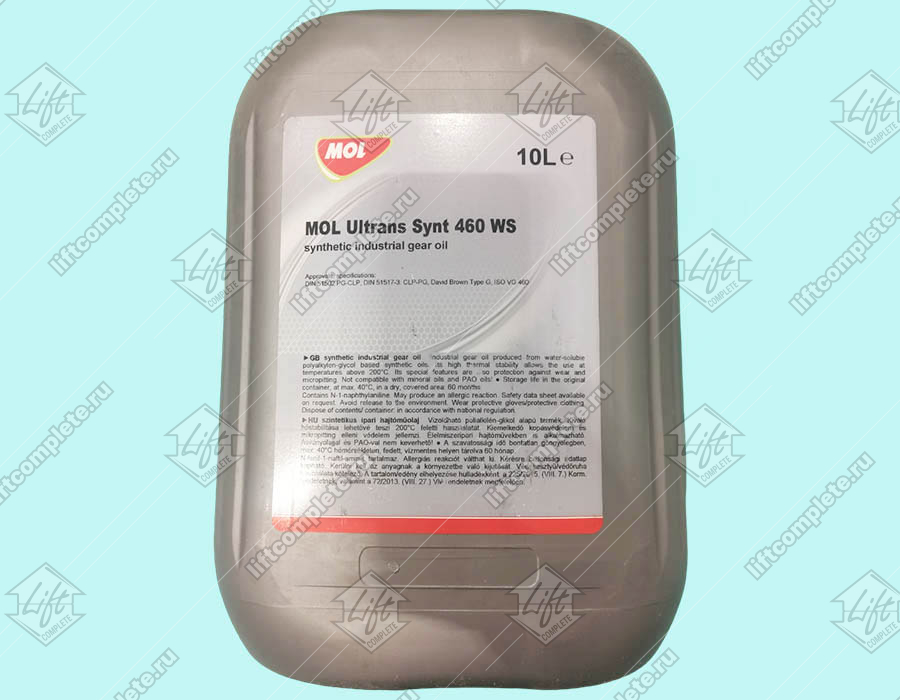 Редукторное масло, MOL, Ultrans Synt 460 WS 10LA, 10 литров
