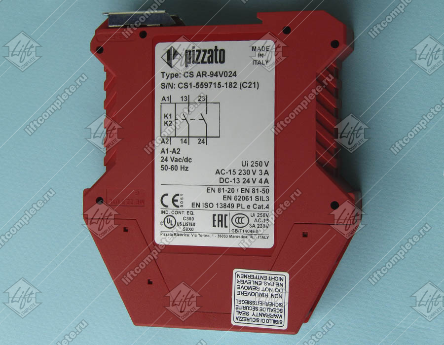 Реле MRS, PIZZATO, NA12DLIFT 24V AC/DC