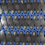 Цепь ступеней эскалатора, TL133H, шаг - 133,33 мм, палец - 90x20/24 мм, пластины - 50x5/50x5 мм, ролик - 80х25 мм